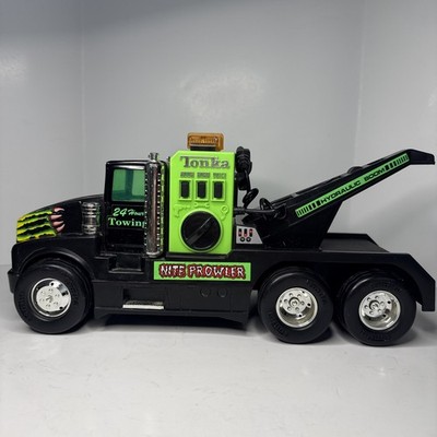 Vintage Tonka Nite Prowler Tow Truck w/ Sound Panel NON WORKING 24 Hour Towing