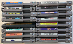 Nintendo NES System + 33 Game Lot | Zelda, Mario, Kirby | AS-IS / Untested Games