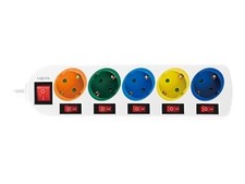 LogiLink LPS258 1.5m Internal Type F Type F CEE 7/4 IP20 1.5mm Power Strip