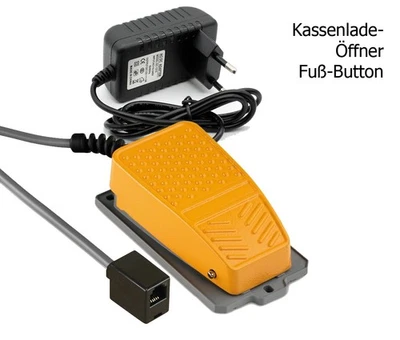 M&S SYSTEMSOLUTIONS Push Button Cash Drawer Release / Kassenladenöffner - mit Fußschalter