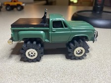 Vintage 1980 Schaper Stomper 4x4's Chevy Pickup Green WORKS 100