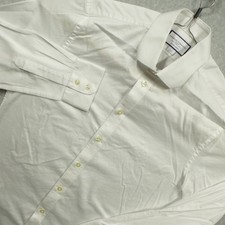 Charles Tyrwhitt Shirt Mens 16 33 Slim White Diamond Jacquard Egyptian Cotton