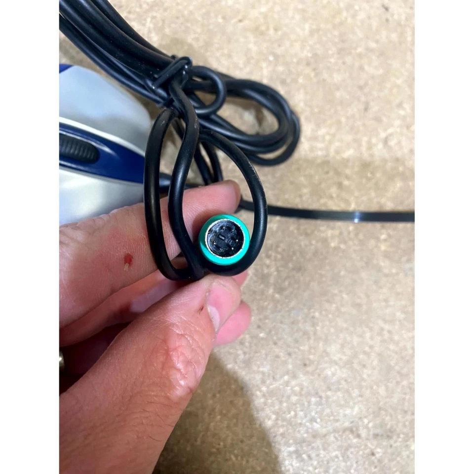 Serif 3D Standard Mouse Blue Silver Plug & Play PS/2 3-Buttons 820 DPI Ergonomic - Image 4 of 4