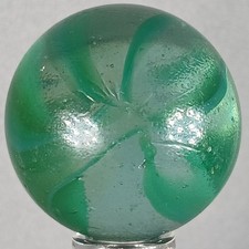 Large Vintage Imported Hybrid Cat's Eye Marble .93 Inches Near-Mint Condition