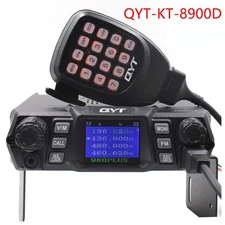 QYT KT-980Plus 50W Dual Band 136-174&400-480mhz Two Way Radio DTMF FM radio
