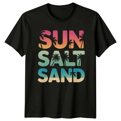 Sonne Salz Sand T-Shirt Strand Urlaub Sommer Urlaub Geschenk für Sie und Ihn