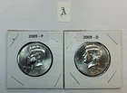 2009 P & D UNC Clad Kennedy Half Dollar Set in CB Flips -Free Shipping - A