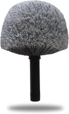 Grey Corner Cobweb Duster Head Brush - High Efficiency Twist-On Spider Web Brush