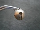 Pet Cat Bird Bell Nice Ring Vintage Sterling Silver Bracelet Charm Pendant 1.8g