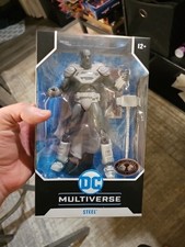 Chase Grey Steel Mcfarlane DC Multiverse Reign Supermen Hero Platinum Figure