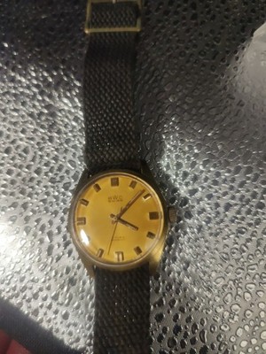 Original BWC Vintage Uhr Goldplatte