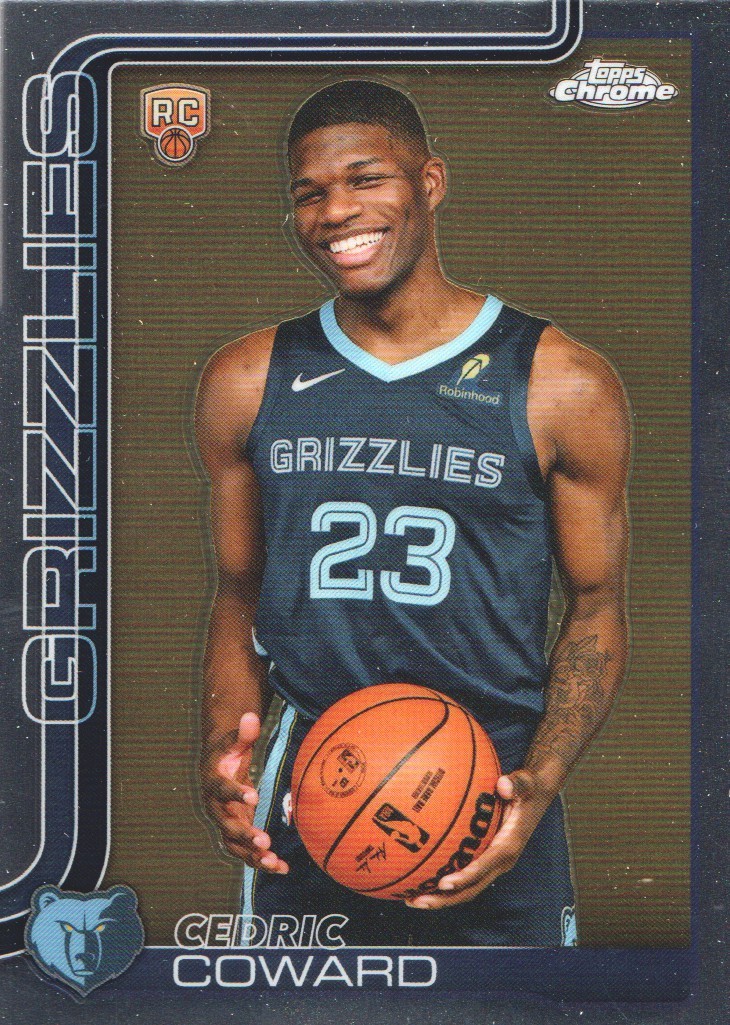 2025-26 Topps Chrome #261 Cedric Coward RC - BSK