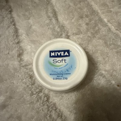 1 Pack Travel Size 0.84 Oz NIVEA  SOFT  Moisturizing Creme For Face Body Hands