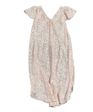 1970S VINTAGE BLANCHE NIGHT GOWN UNION MADE LARGE COTTAGE