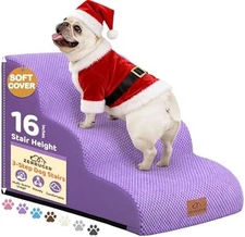 Dog Stairs For Small Dogs Pet For Couch Bed Sofa Steps Ramp Indoor With High Den