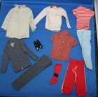 Vintage Barbie Ken Doll Mattel Clothes- Some tagged & JAPAN shoes