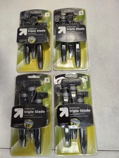 4 Boxes of 3: up & up Men's Triple Blade Disposable Razors (4109)  W5A