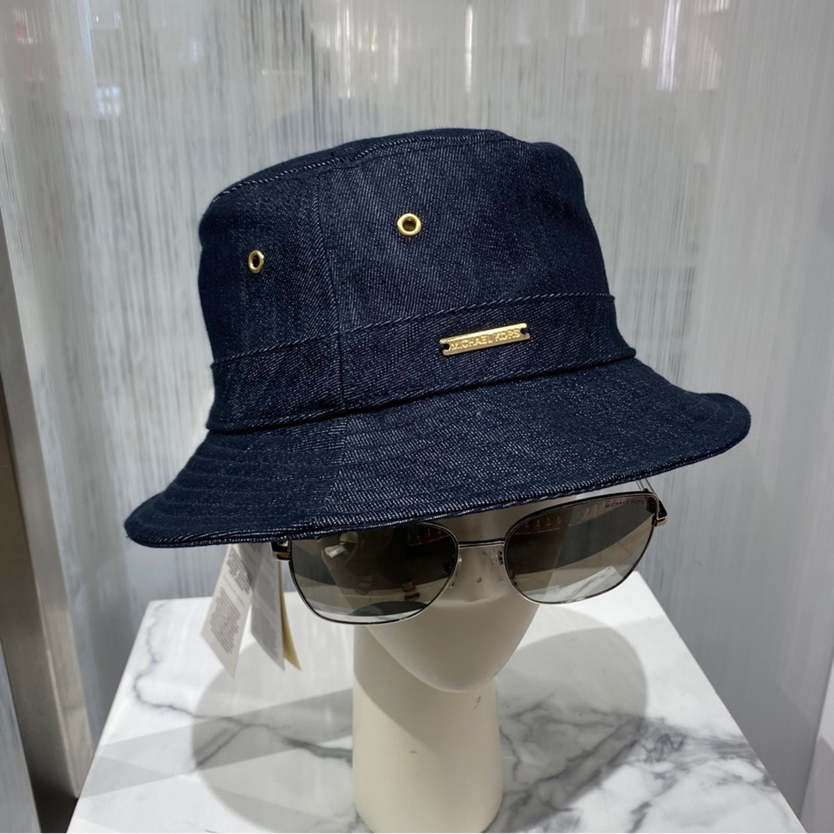 Michael Kors Blue MK Logo Bucket Hat Michael Kors Monogram Logo MK Signature | Mercari main image 2