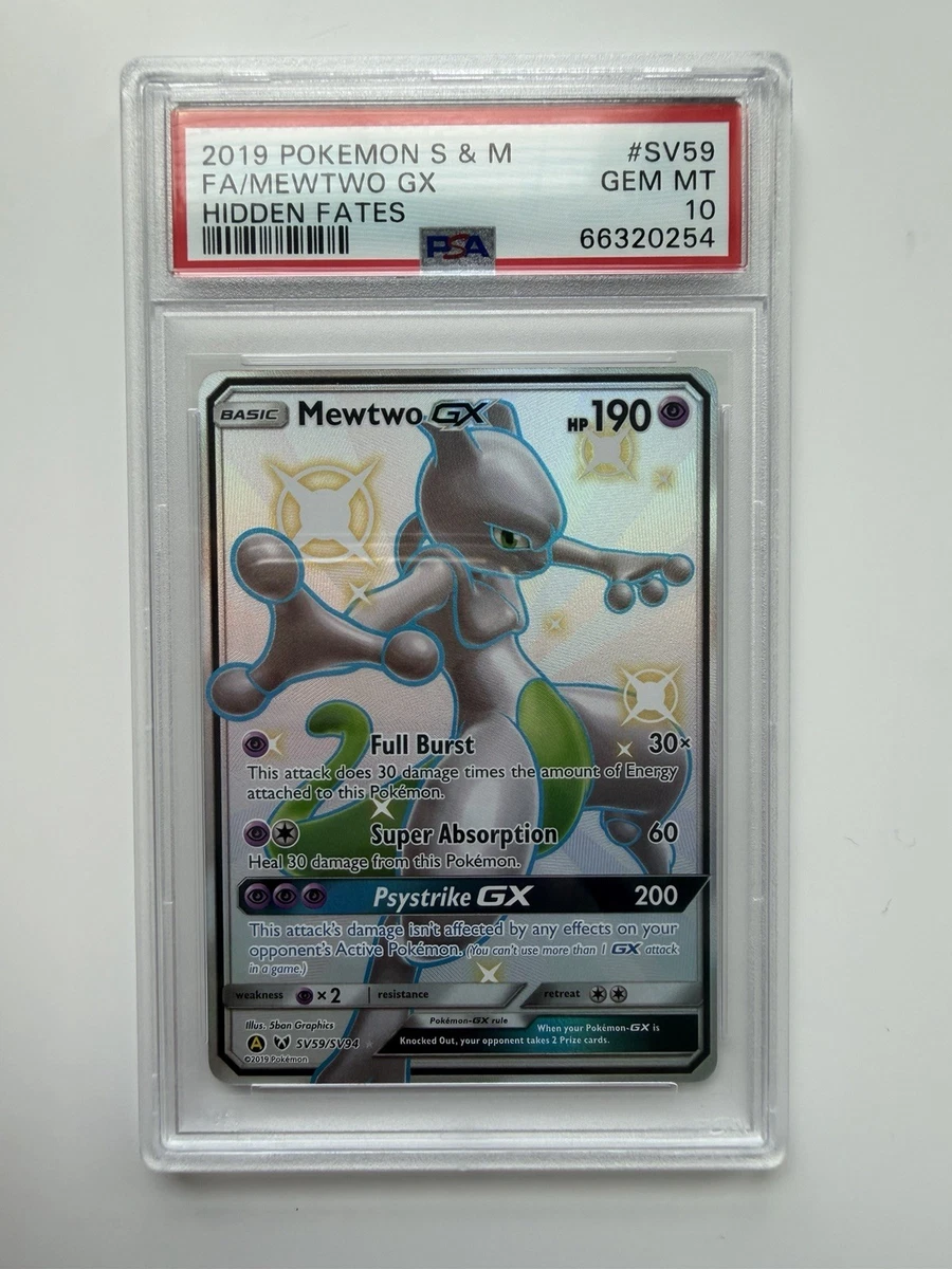 Pokémon Mewtwo Grade 10 Pokémon TCG Individual Collectible Card