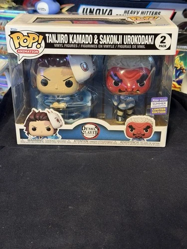 Funko Pop Demon Slayer Tanjiro & Sakonji 2 Pack Summer Convention 2023