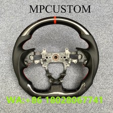 Red Stripe Steering Wheel Fit For Honda Civic 9th Gen 2012 2013-15