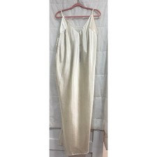 Prom Nasty Gal “Rhythm of the Night” Midi Dress (Ivory) Size 16 NWT Minimalist 
