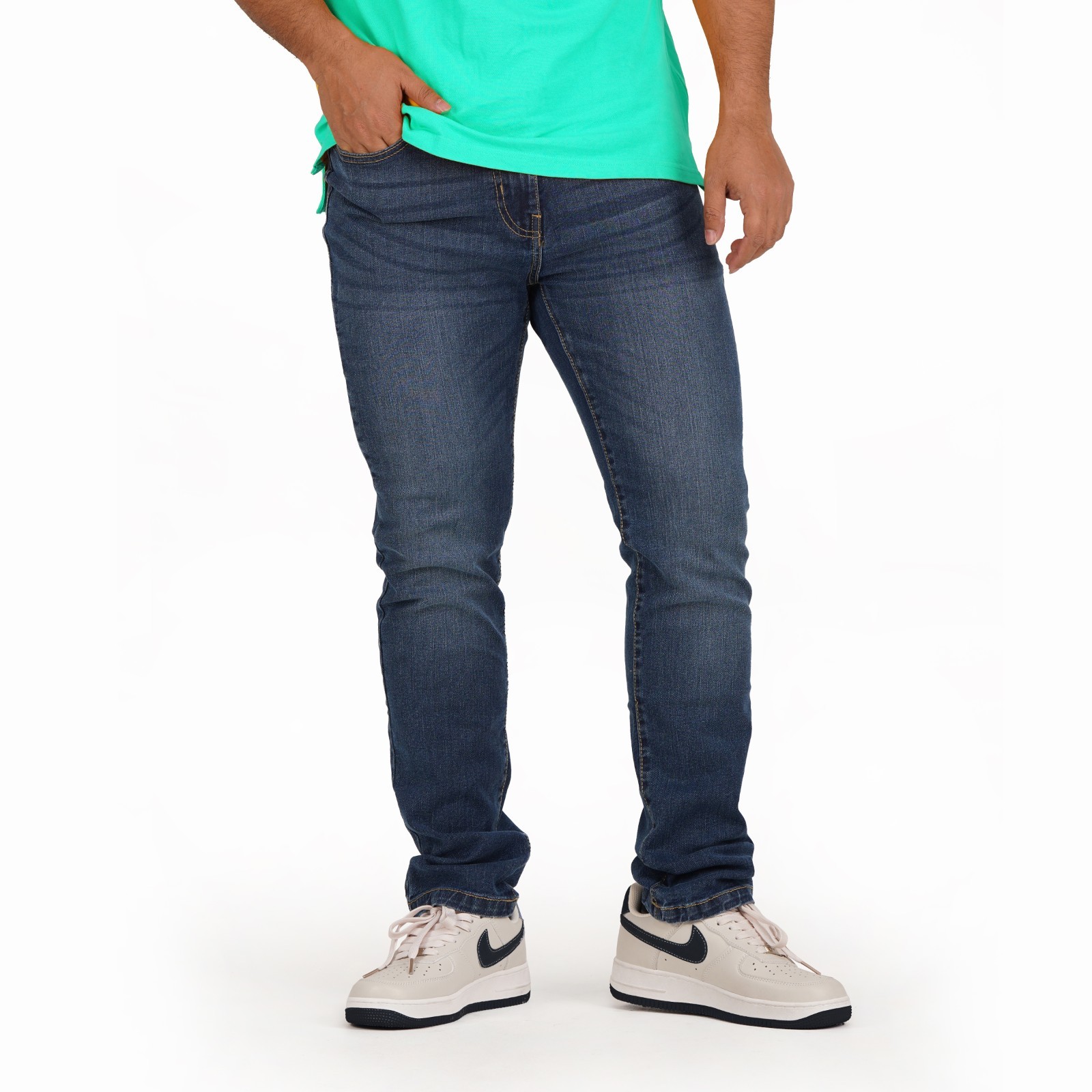 S Slim Fit Jeans Stretch Denim Pants Slim Skinny Casual Desi