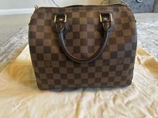 Louis Vuitton Damier Ebene Medium Satchel Zip...