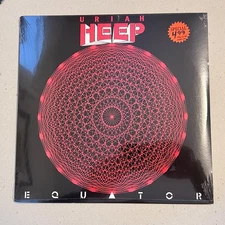 SEALED!! Uriah Heep "Equator" 1985 US Classic Heavy Rock Vinyl Lp 1980s