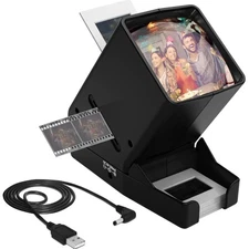 35mm Slide & Film Viewer with LED Light and 3X Magnification