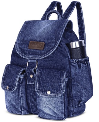 ZAINTO Denim Backpacks for men and women Stylish Outdoor Travel bag