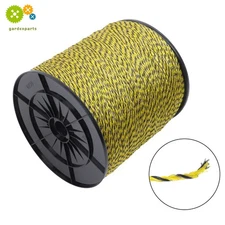 Electric Fence Polywire 5200FT 1585 Meters 1/8 inch Electric Fence For Goats