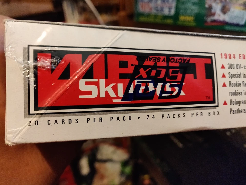 1994 Skybox Impact NFL Football Jumbo Box Factory Sealed 24 Packs - Image 4 of 4