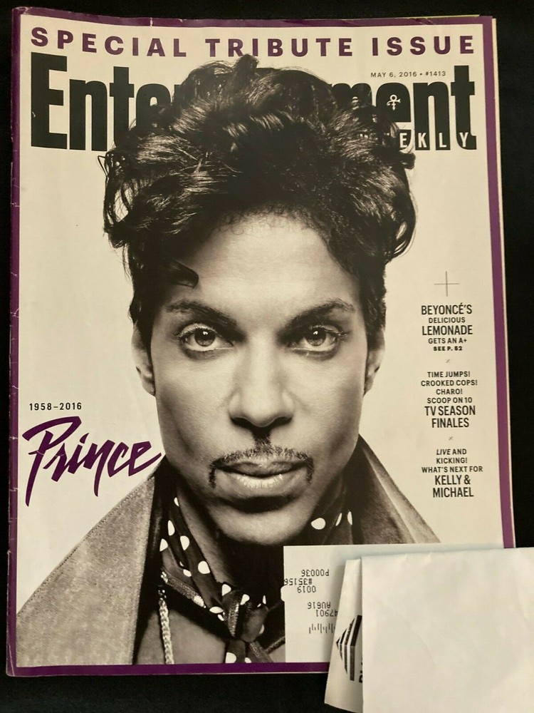 Entertainment Weekly Prince 1958 To 2016 Special Tribute Issue May 6th 2016