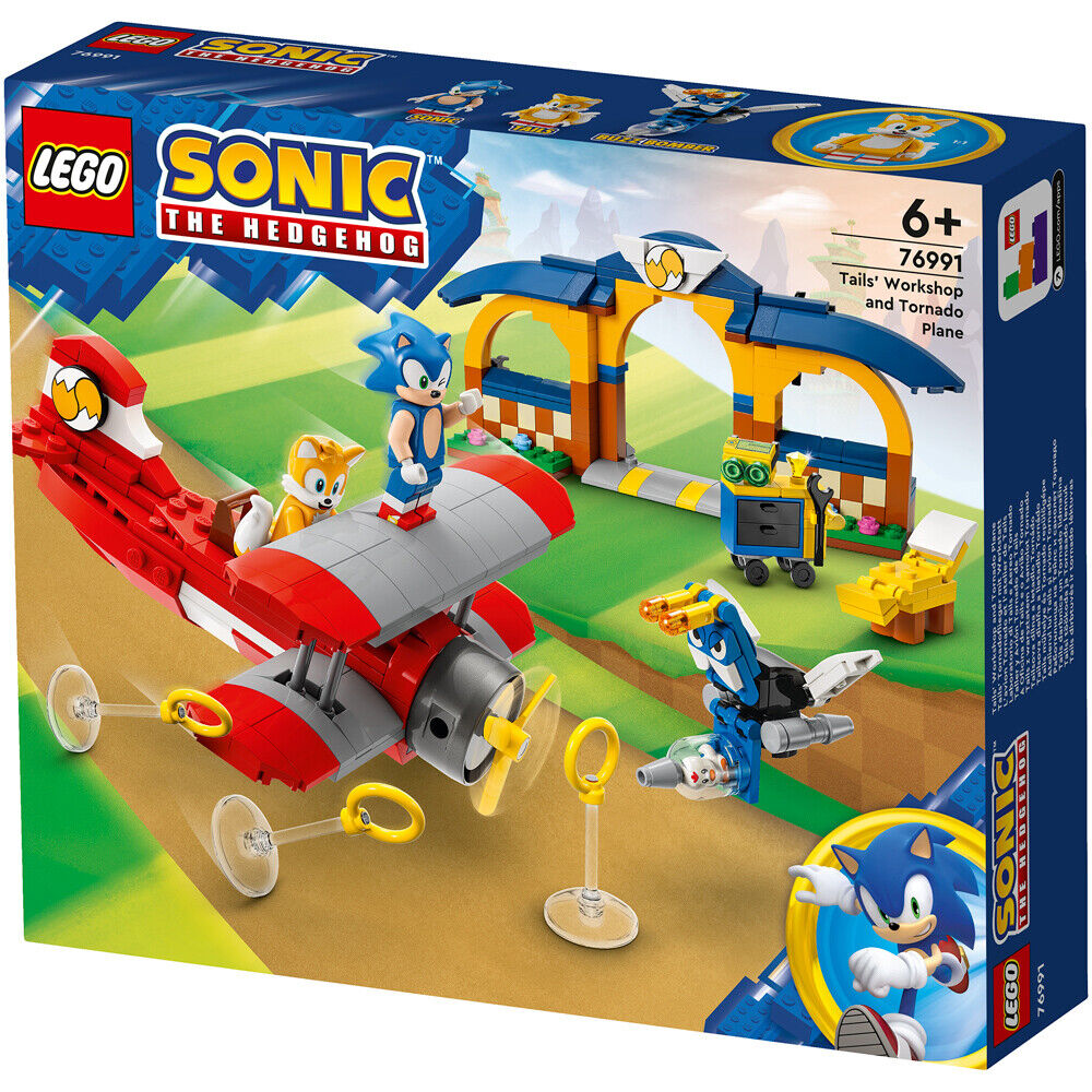 LEGO Sonic The Hedgehog Tails' Workshop and Tornado Plane Set 76991 - US