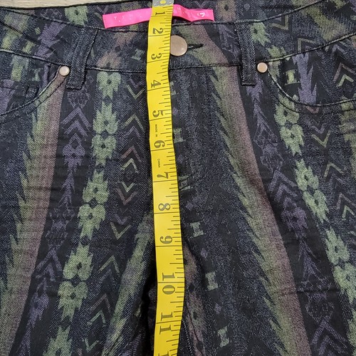 Tinseltown Jeans Womans Aztec Southwestern Denim Couture Skinny Pants Size 7 - Picture 7 of 11