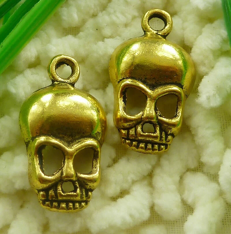 Skull charms for jewellery on sale making