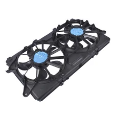 Dual Radiator Cooling Fan Assy for Chevy Silverado GMC Sierra 1500 5.3 6.2 19-20