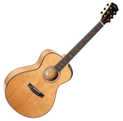 Cort Gold Passion Concert Body Acoustic Guitar Bevel All Solid L.R. Baggs Anthem