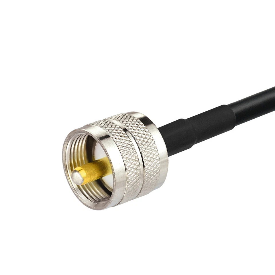 UHF Male PL-259 Low Loss Coax RG58 Cable 3ft for Antenna Analyzer,Dummy Load - Image 3 of 4