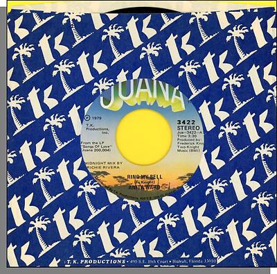 Anita Ward - Ring My Bell + If I Could Feel That Old Feeling Again - 7'' Single