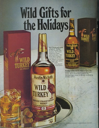 WILD TURKEY 101 Proof Bourbon Whiskey - Original 2-Page Vintage Print Ad 1979 - Picture 2 of 3