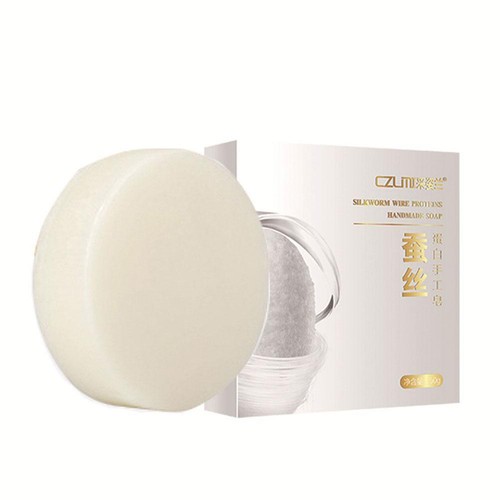 Silk Protein Soap Body Whitening Forearm Knee Bleaching Dark Spot Soap C5O0 - Picture 3 of 11