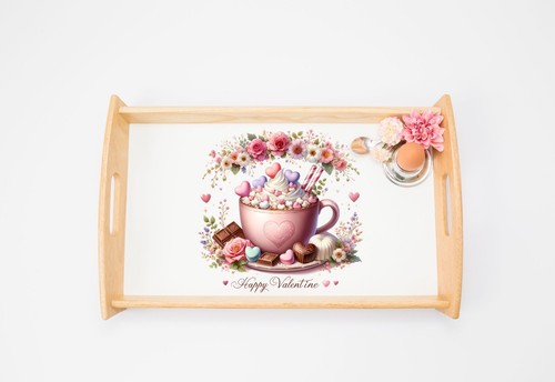 Happy Valentine's Hot Coca UV DTF Transparent Sticker / Decal - Picture 5 of 7