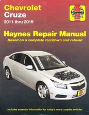 2011-2019 Chevrolet Cruze Haynes Repair Service Workshop Shop Manual Book 23823