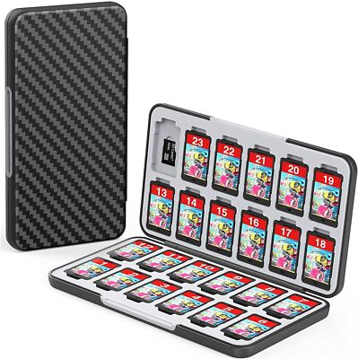 24 Slots Game Card Case Aufbewahrungsbox für Nintendo Switch Game Cards DHL
