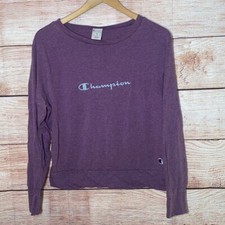 Champion Authentic Athleticwear Women  s purple long sleeve shirt M