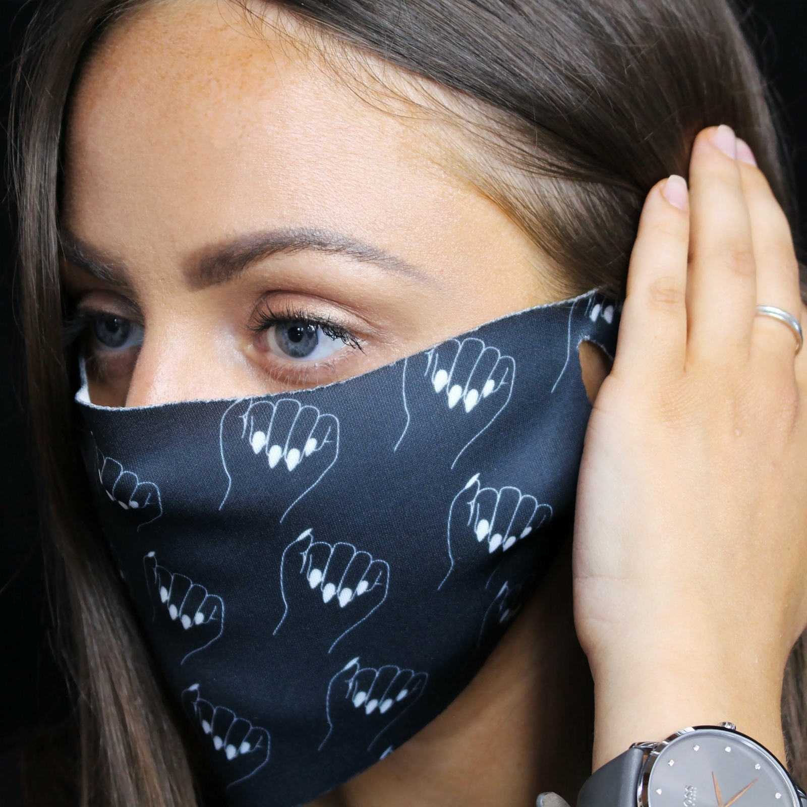 Salon Professional PPE NPD Face Cover Mask - Nail Emoji