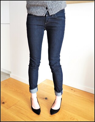 G-STAR CORVET SKINNY WMN Dark Blue Slim 
