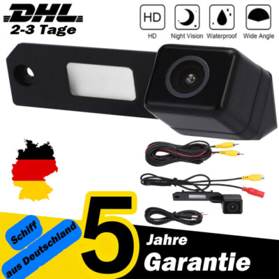CCD Rückfahrkamera für VW Golf Touran T5 T6 Caddy HD mit 170° Weitwinkel IP66